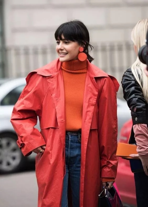 拒绝土气学会穿搭小技巧,红色内搭怎么穿