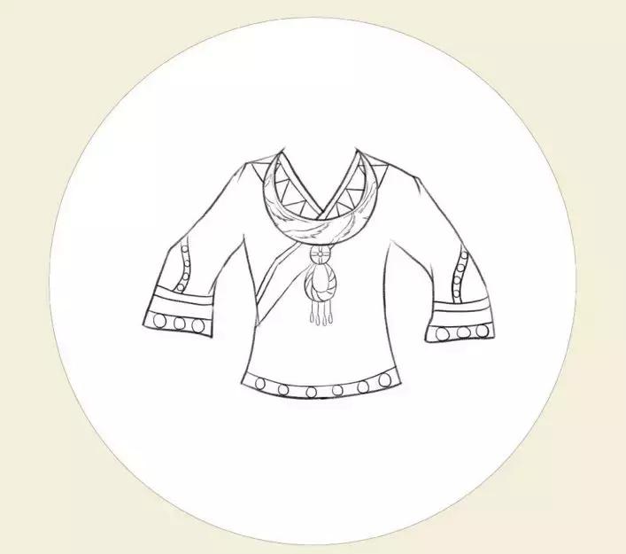 衣服简笔画和裙子简笔画,各种各样的漂亮衣服裙子简笔画