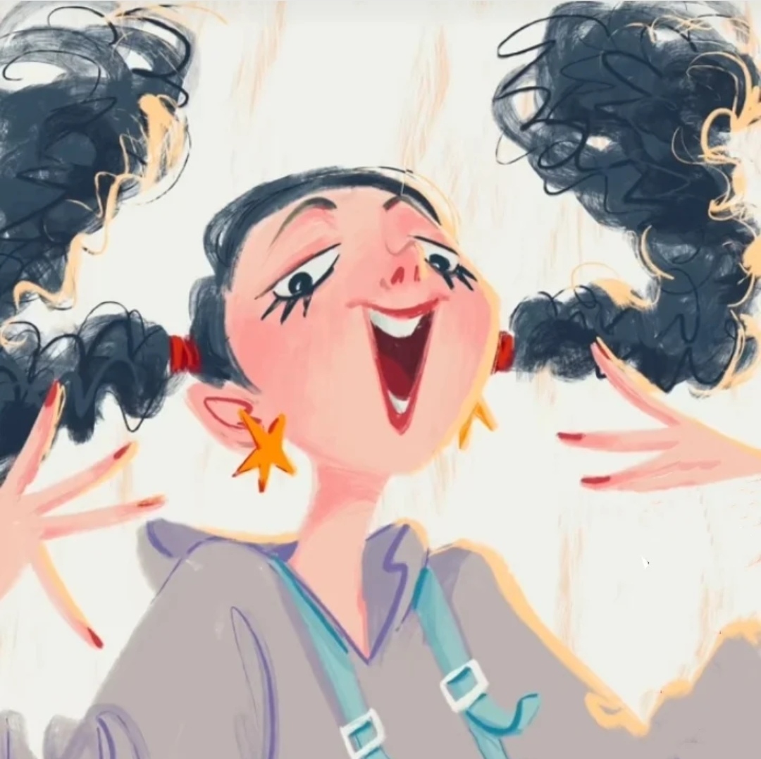 卡通头像可爱呆萌油画,油画风头像卡通