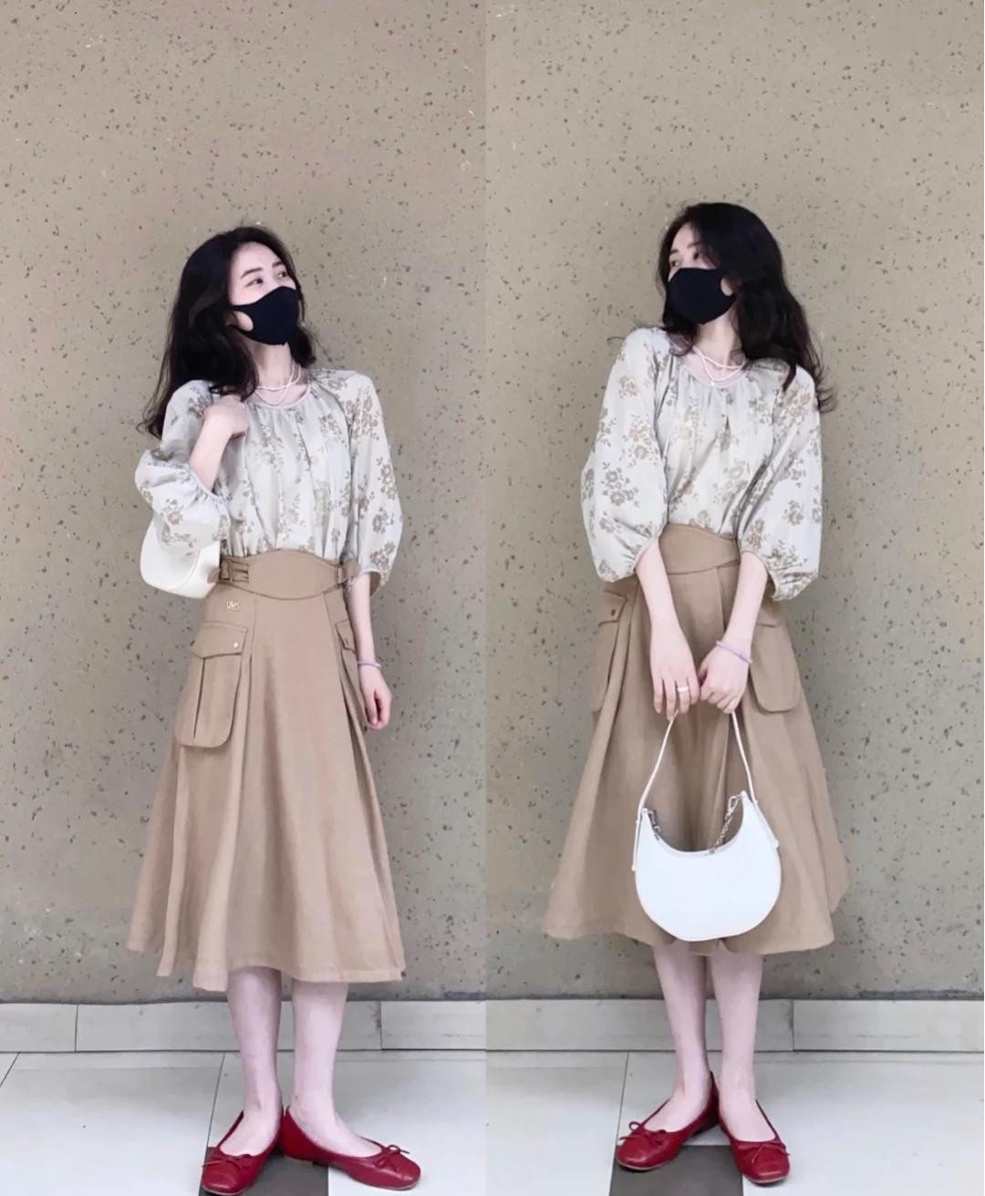 小个子女生穿搭雪纺连衣裙,雪纺小个子半身裙