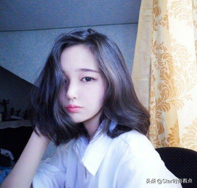 大方脸颅顶低的女生适合什么发型,头大脸大发型设计与脸型搭配