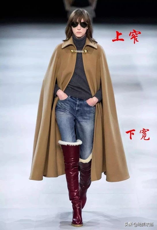 冬季洋气斗篷长款,秋冬披肩斗篷穿搭