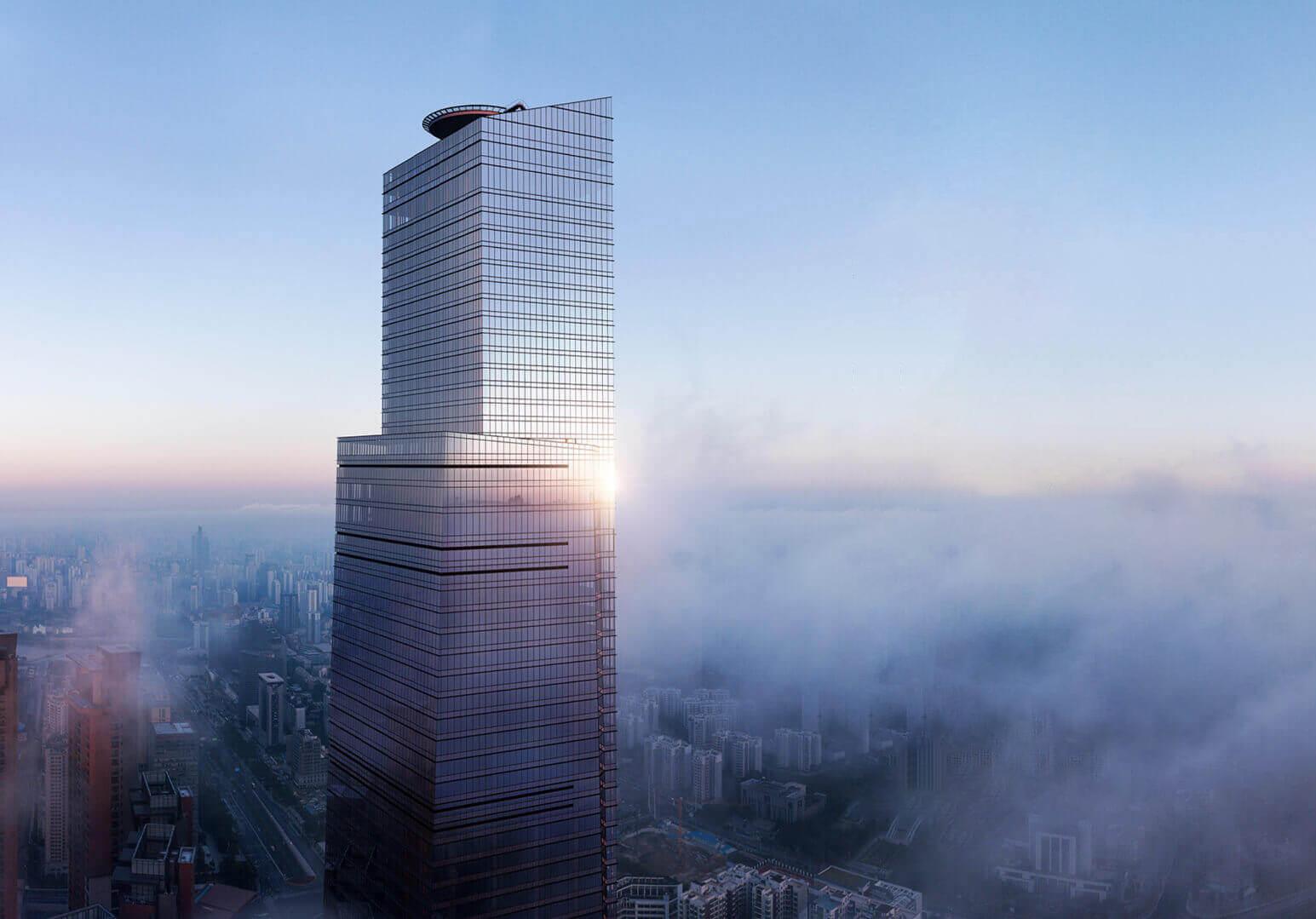 403米广西华润大厦,广西华润大厦原高度