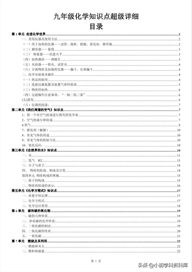 中考化学实验知识点总结完整版,九年级下册化学中考知识点