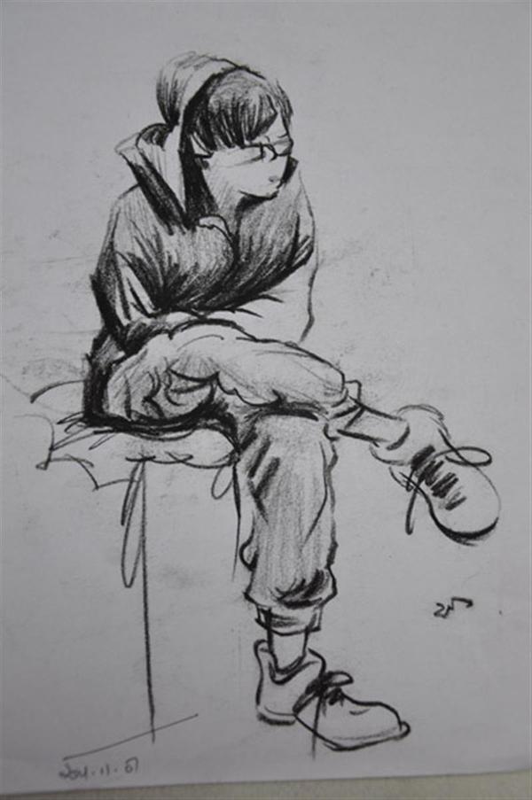 绘画素描入门教程速写,美术素描速写初学者简单教程