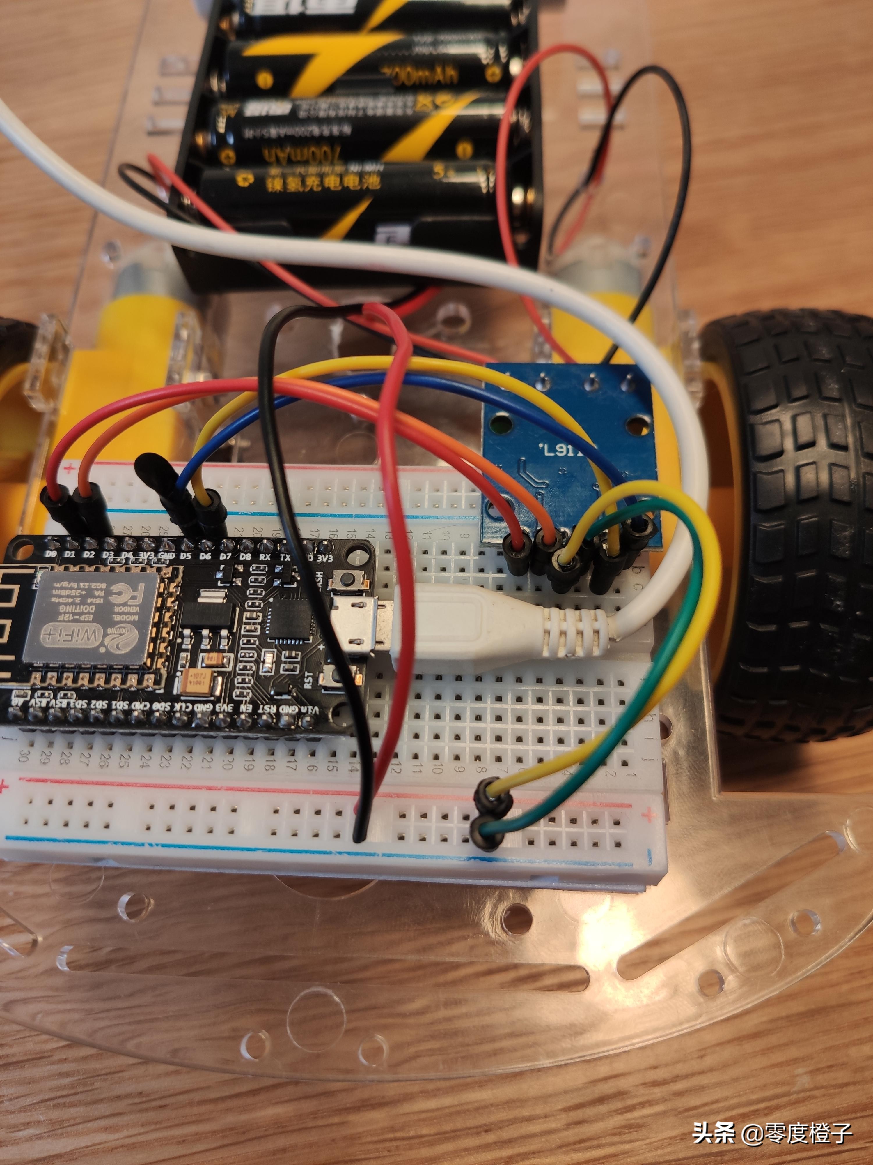 用esp8266制作wifi小车的教程,wifi远程遥控小车自己制作全过程