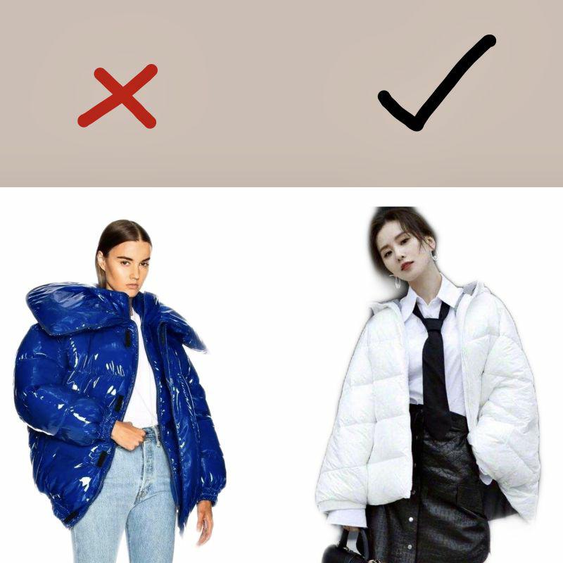 冬季羽绒服显瘦显高穿搭,适合小个子穿的羽绒服显瘦