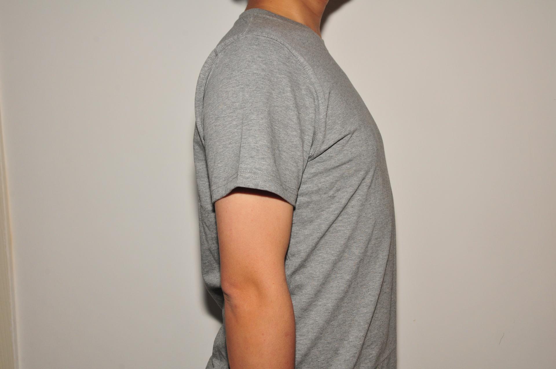 重磅t恤和普通t恤区别试穿,怎么穿又简单又好看的t恤