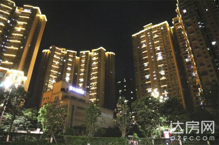 达州南外夜探,达州西外城市夜景