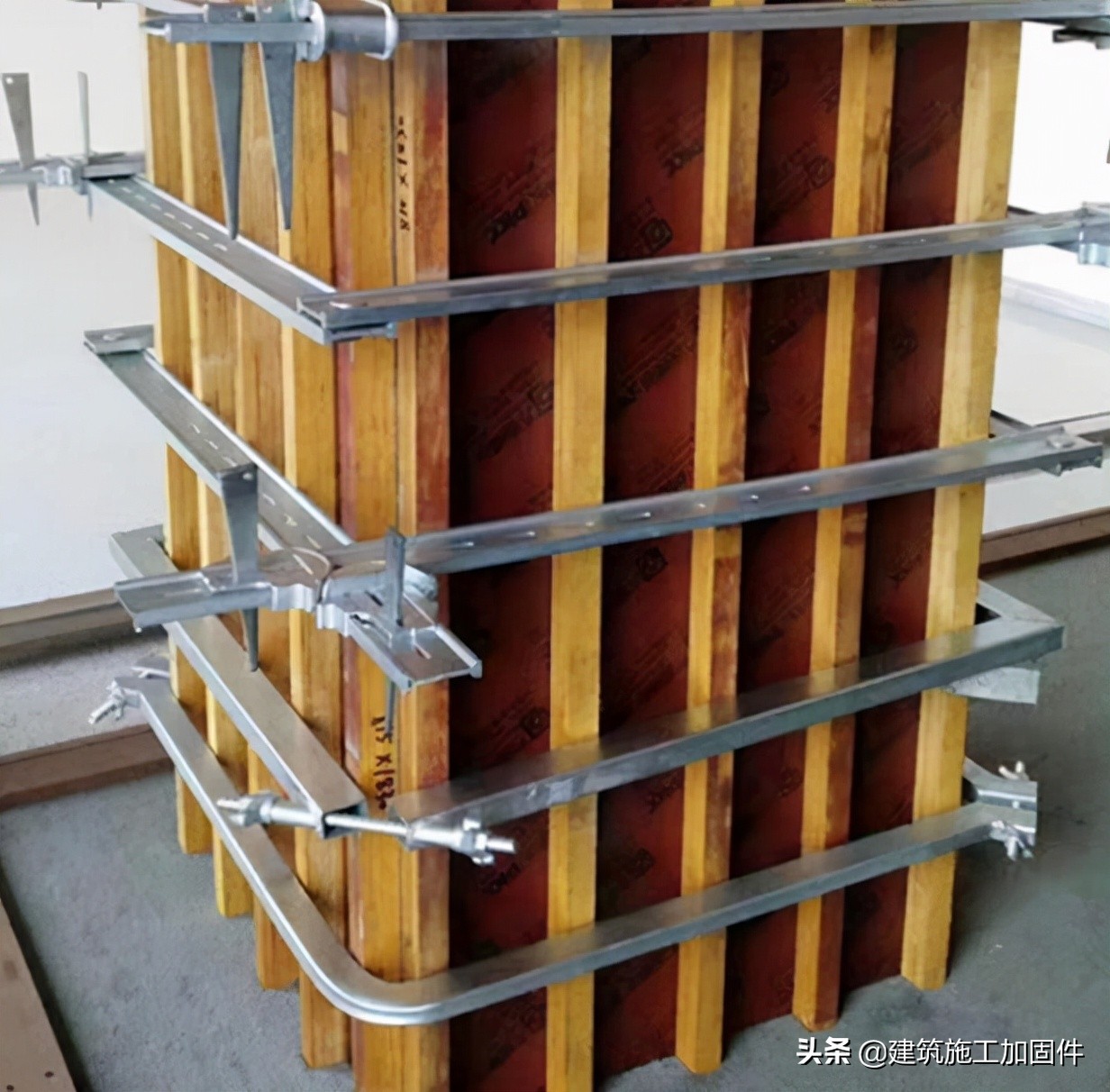 方柱加固件视频教程,方柱扣加固演示