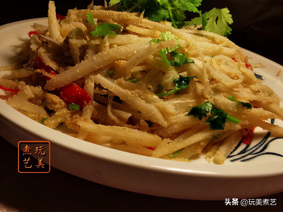 鱼籽嘎嘣脆,麻辣鱼籽藕片