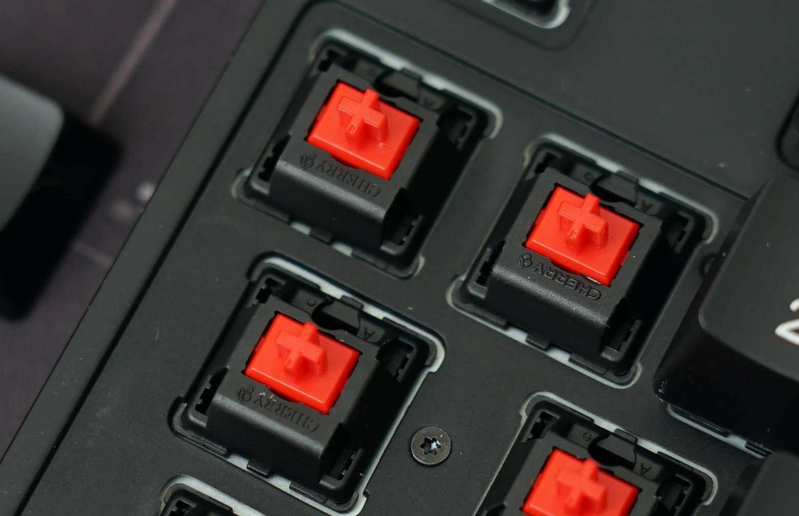 小米cherry版樱桃红轴机械键盘,小米机械键盘cherry版和g50怎么选