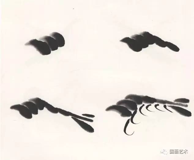 国画用胶矾水画虾技法,娄师白画虾技法视频