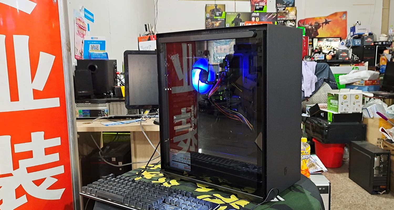 电脑城装机视频教程,九州风神水冷散热器安装过程