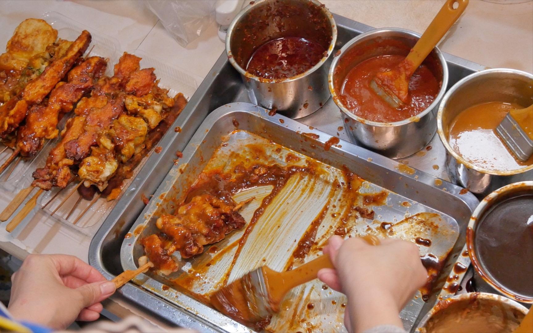 炸串摆摊开店技术视频教学,开炸串店新手必学