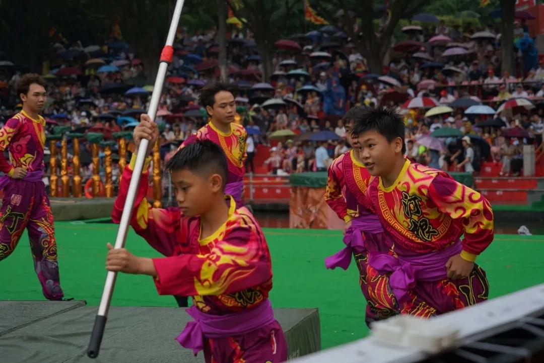 2017番禺汀根龙狮团比赛,番禺区沙头街汀根村龙狮团