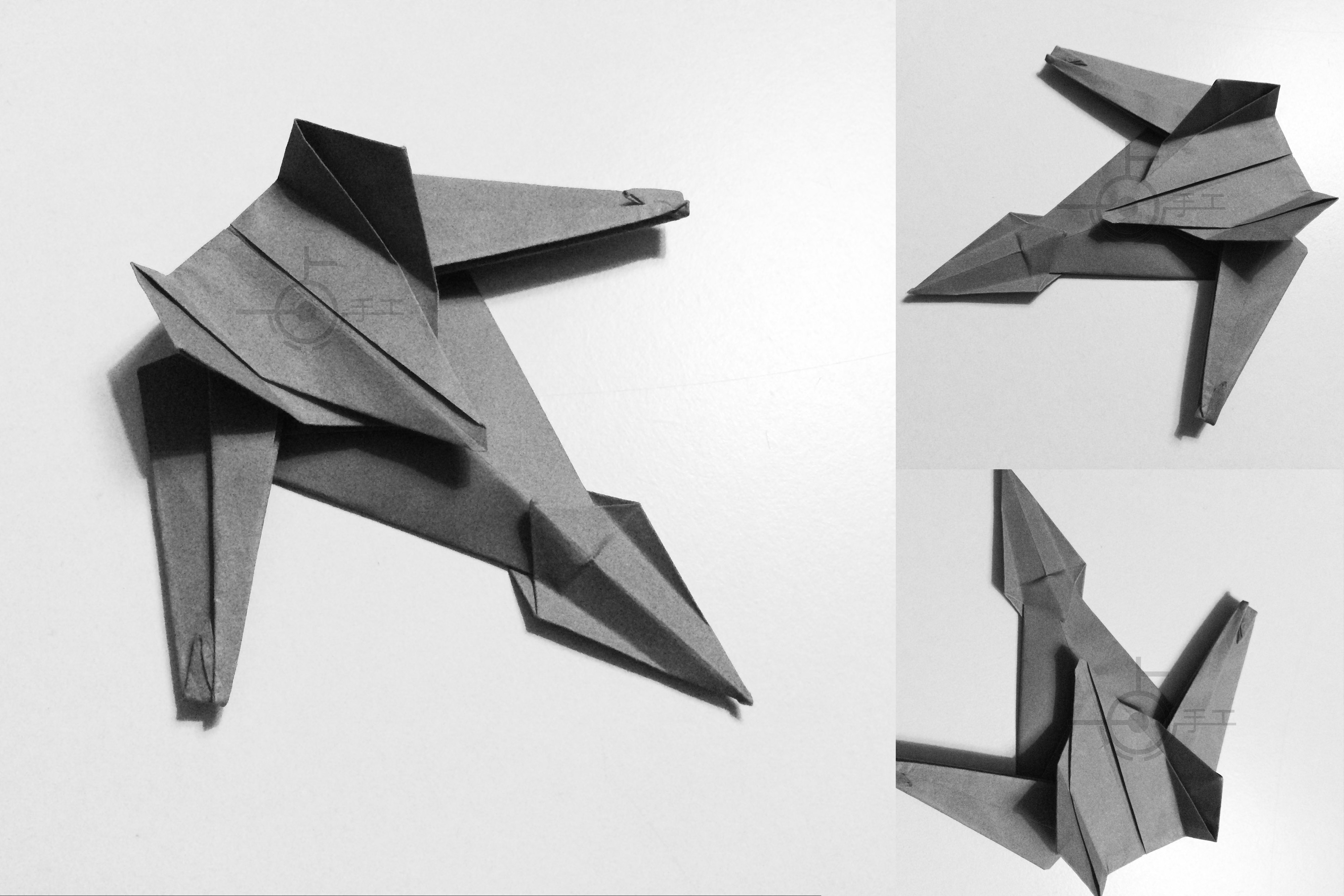 绝密飞行鹰爪模型,如何用纸折绝密飞行中的鹰爪一号