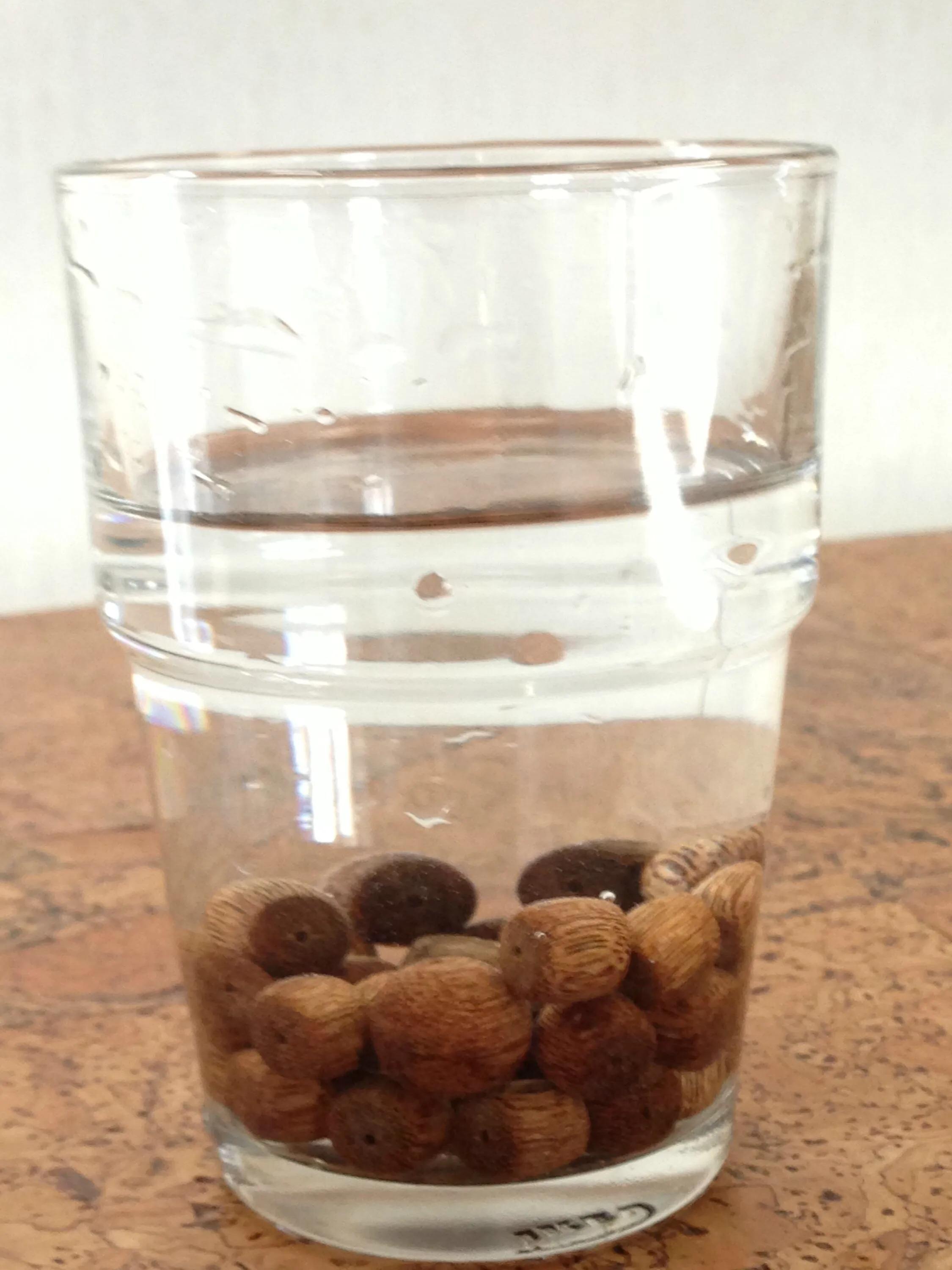 富森红土黄油桶形念珠