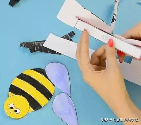 小蜜蜂手工制作可以戴头上的,小蜜蜂手工制作大全图片