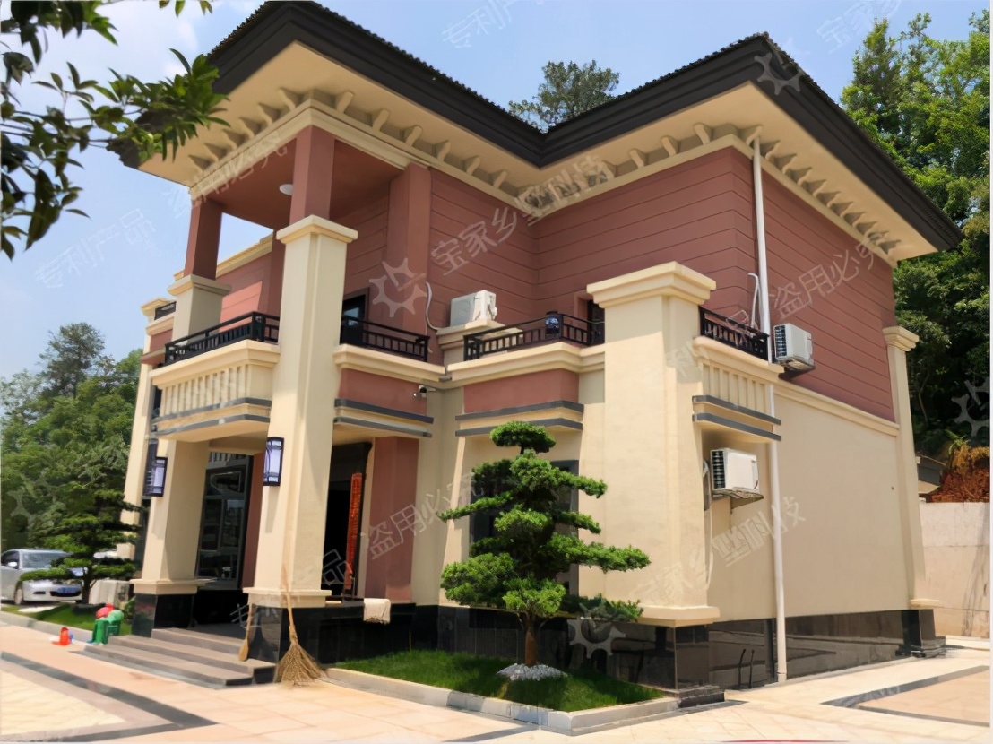 这栋和明信片一样美的乡村别墅样板间，会落在你家宅基地吗？