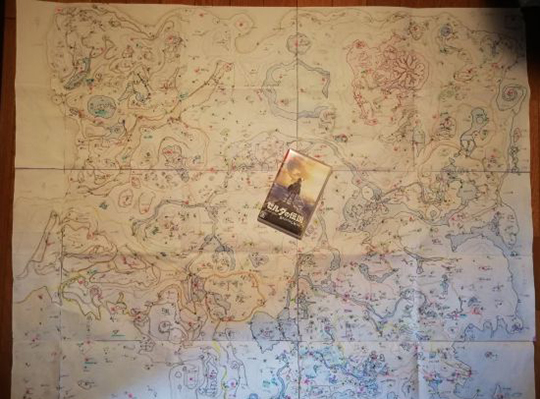 别人的妈！日本母亲通关整个游戏，就为帮儿子画一张完整的打怪图