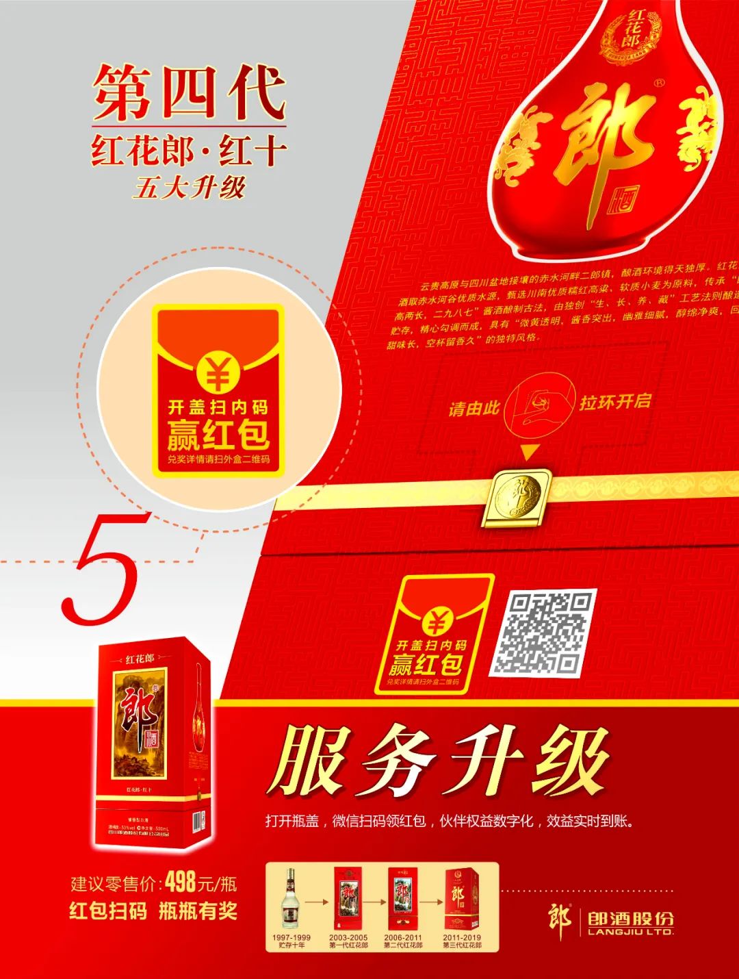 红花郎10与红十第四代区别,第四代红花郎10升级了多少