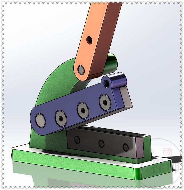 用solidworks设计机械臂夹爪,solidworks做连杆演示