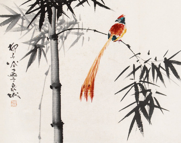 柳子谷花鸟作品大全,柳子谷花鸟精品图片