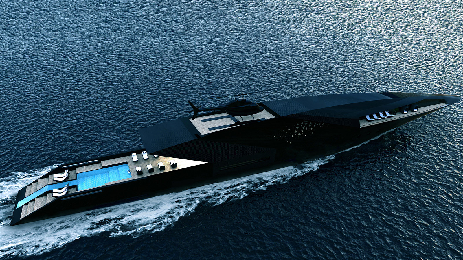 宏伟设计:世界上最极端的超级游艇概念