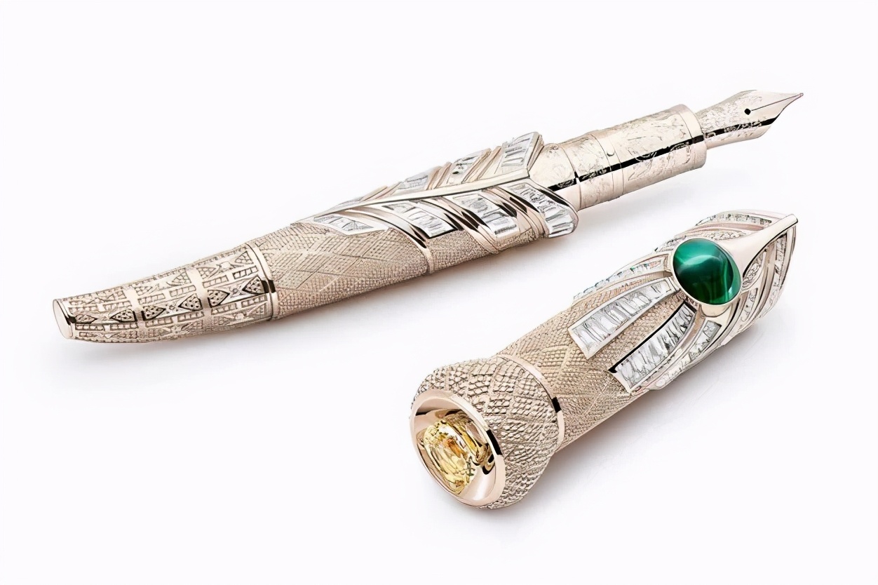 价值200万，以康熙、长城、泰姬陵作为创作灵感的笔长什么样？