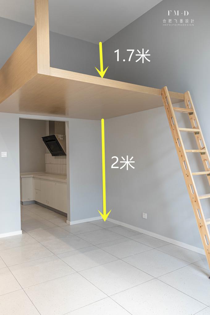 自造悬空床,悬空2层木质床