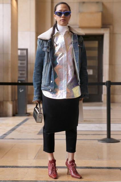 女生怎么穿出时尚搭配,机车风小个子搭配