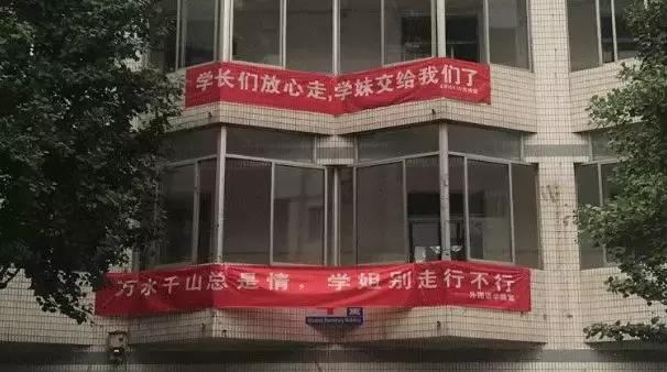 高校走心毕业季标语惹哭网友,毕业季校园里这些横幅看哭了