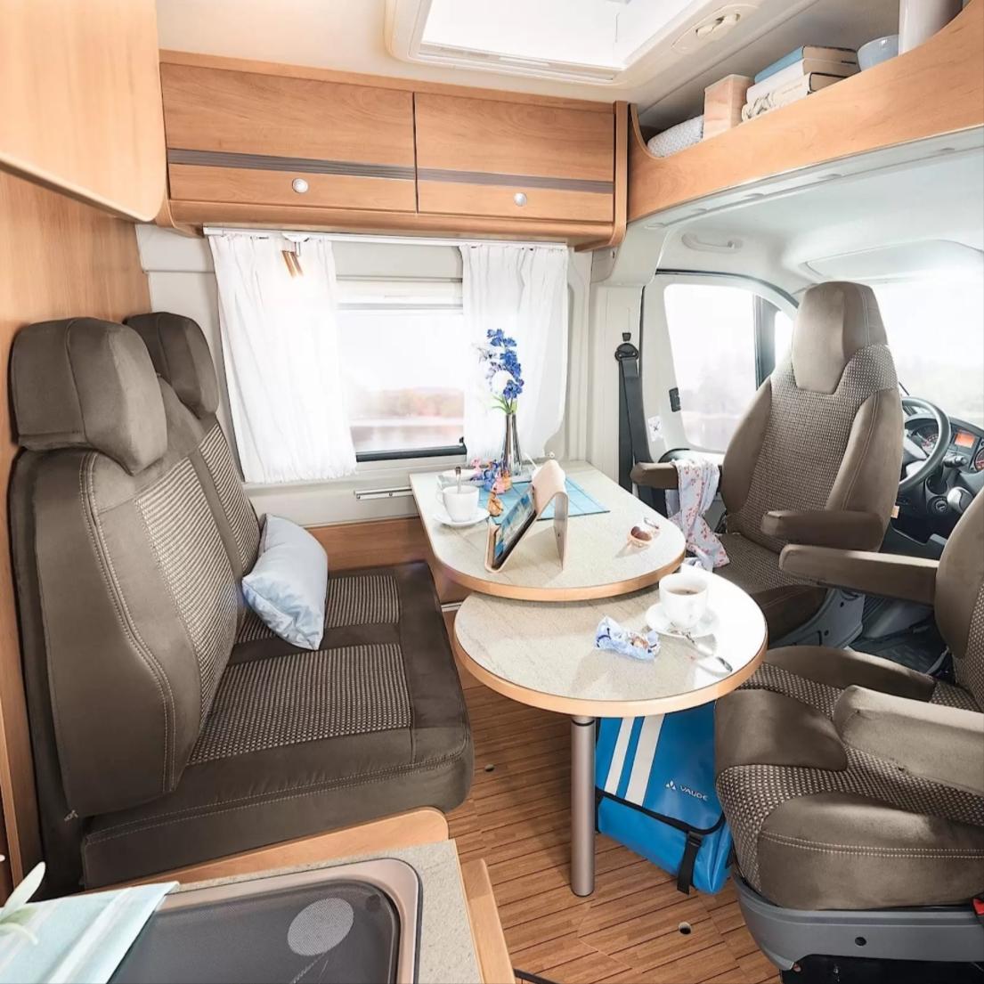 房车卡座座椅尺寸,房车卡座沙发区