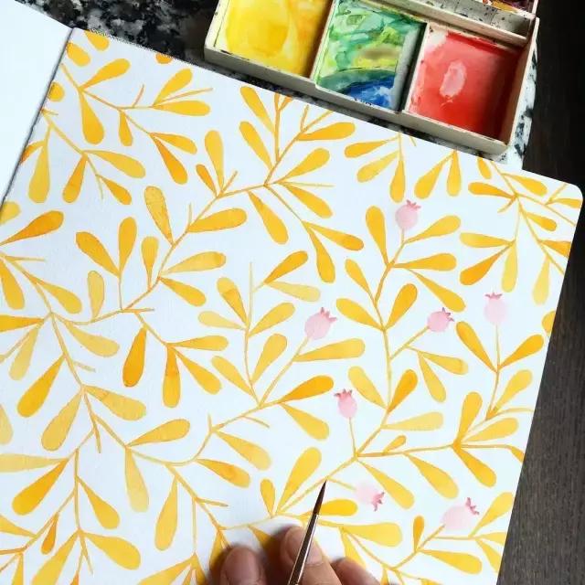 手残党零基础画,纹理画教程初学者