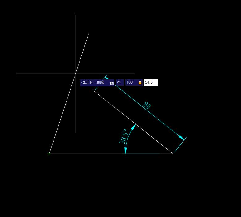cad中相对极坐标的表达方式是什么,cad相对极坐标怎么输入