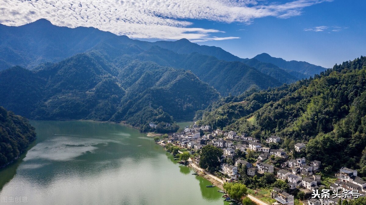 富春江一线江景,杭州钱塘江富春江