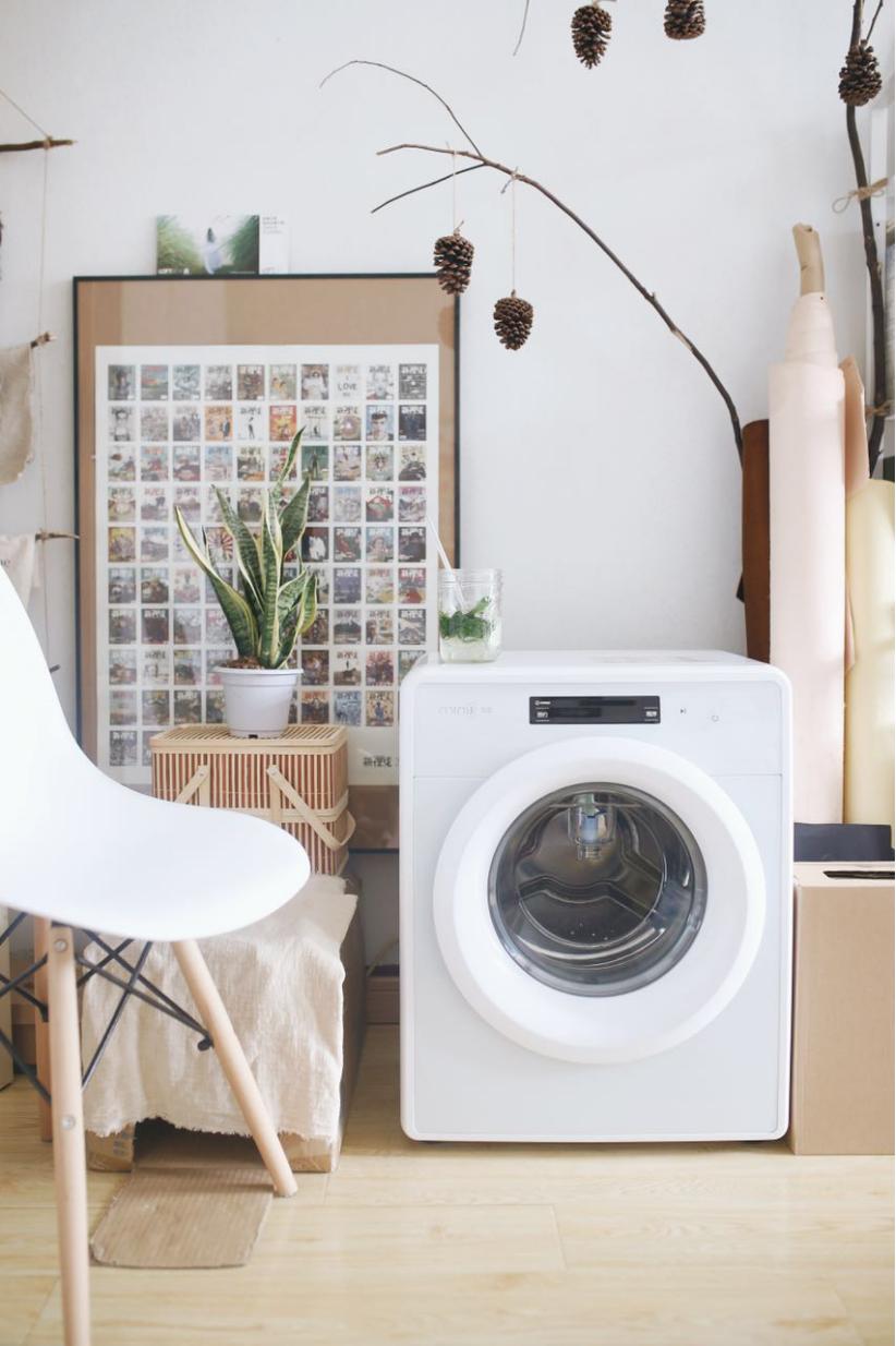 小型智能滚筒洗衣机洗烘一体,小吉洗烘一体洗衣机小型