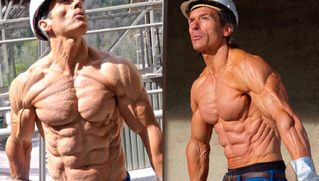 52岁体脂率多少正常,自然健美冠军40岁的样子