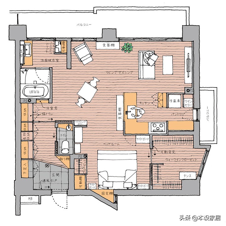看了这套84㎡“教科书式”小宅,我发现无数中国人正在过度装修