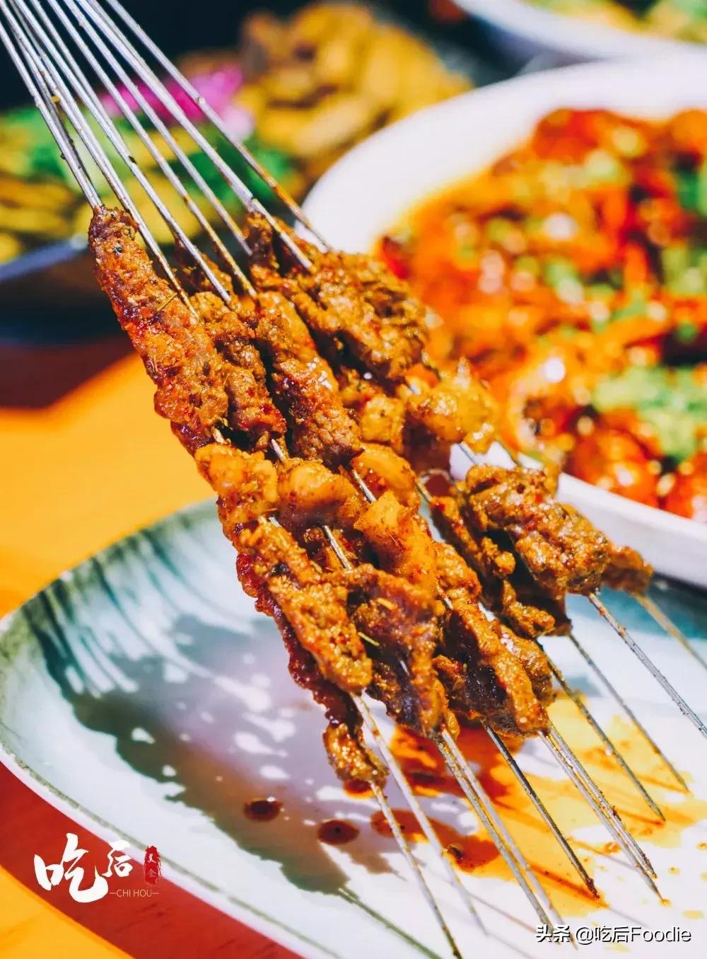 探店音乐烤吧美食,探店烧烤高级感