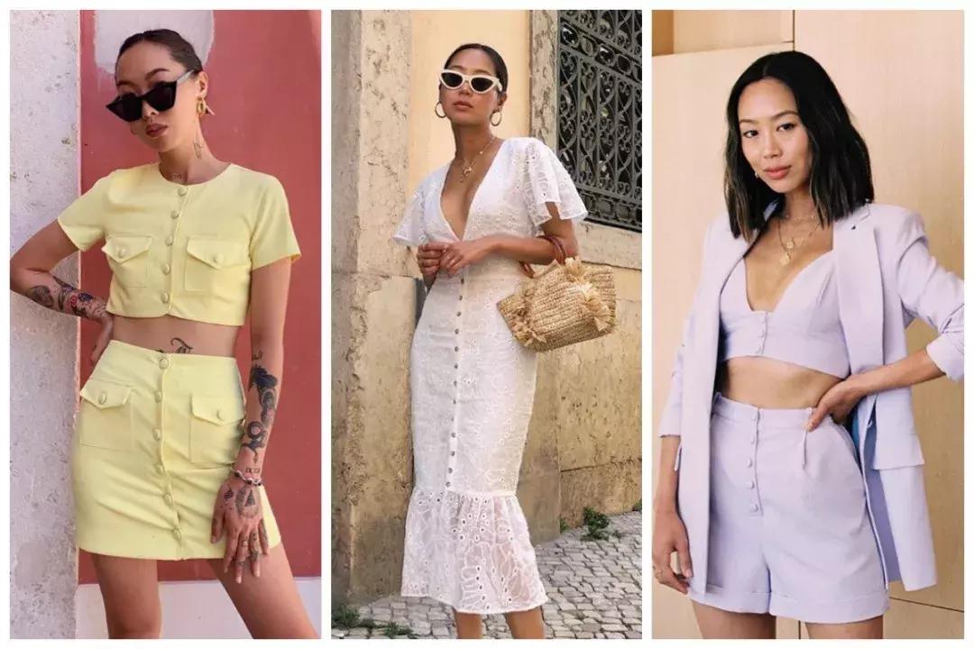 收腰显瘦纽扣,新款高腰多纽扣修身显瘦