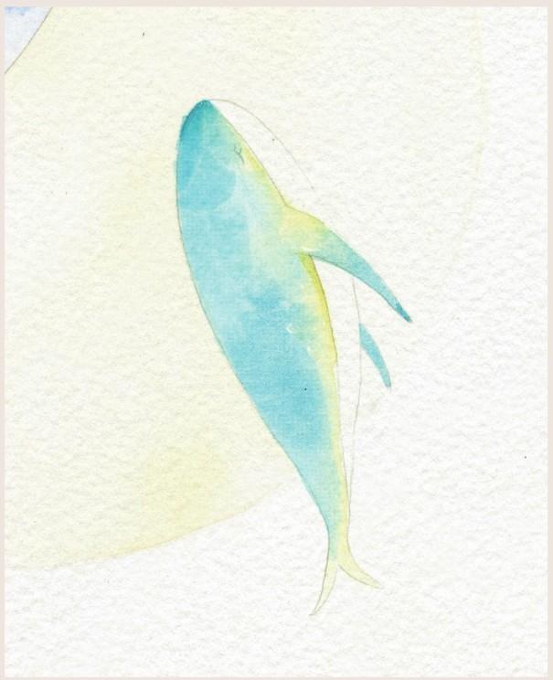 小清新水彩画大海里的精灵--鱼绘制教程