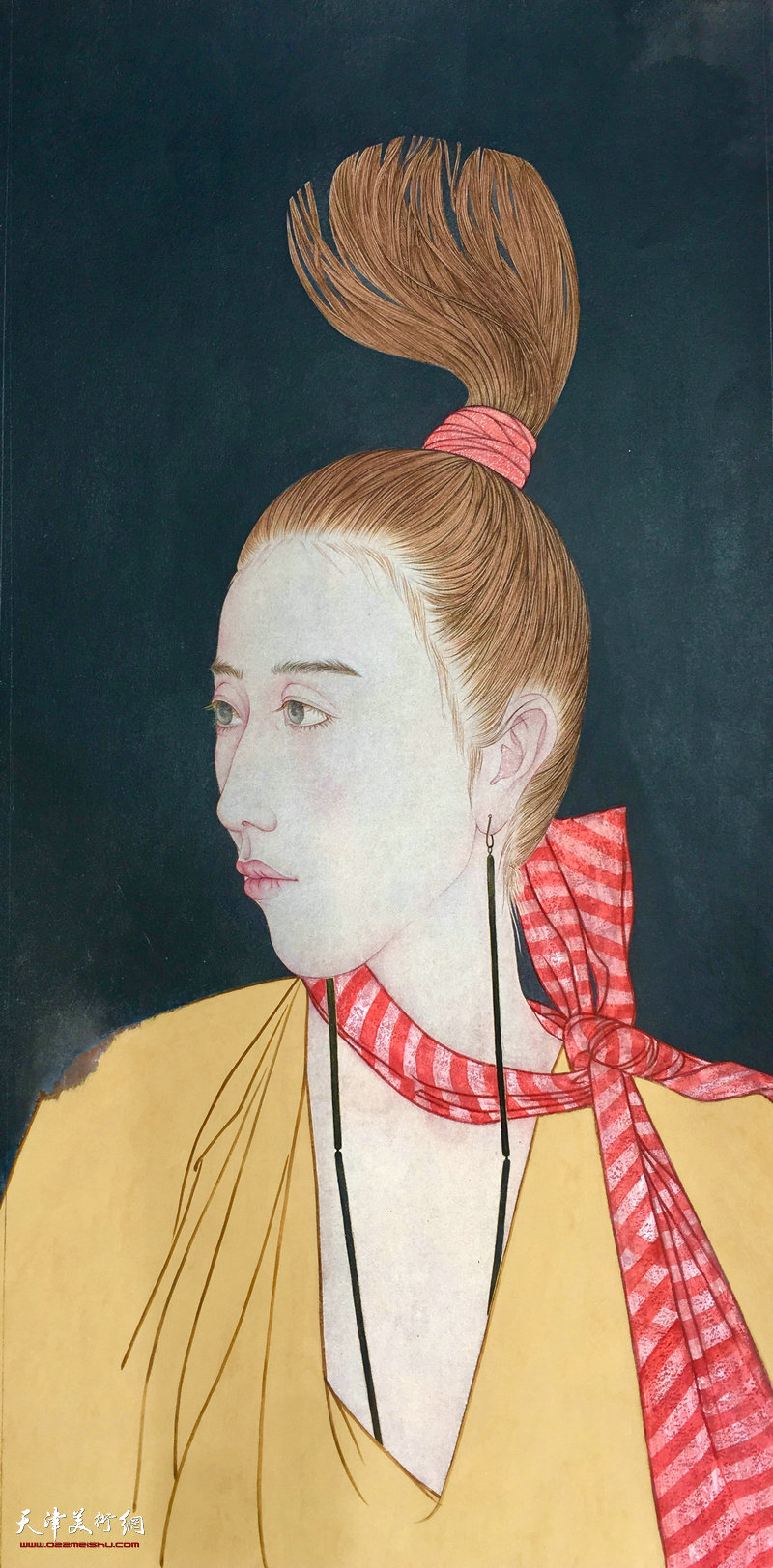 第五届中国当代工笔画大展,工笔人物画展