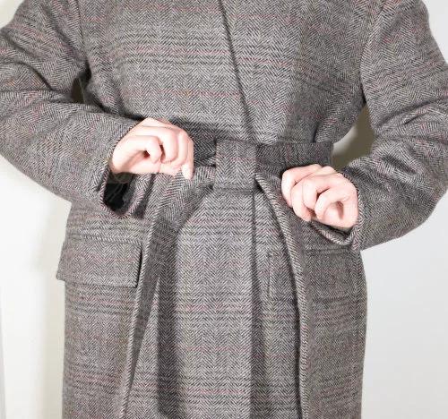 大衣腰带显瘦,大衣腰带的7种系法简单