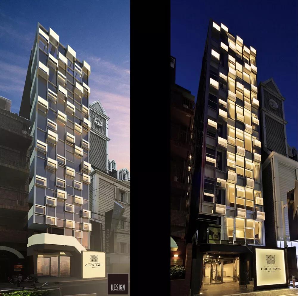 她在大阪买地并找建筑公司造了一家酒店