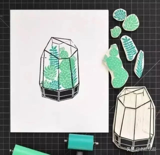 最简单的橡皮章手工,橡皮章简单又漂亮