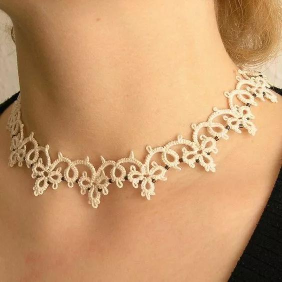 全银饰手工编织手链教程,银线编项链教程