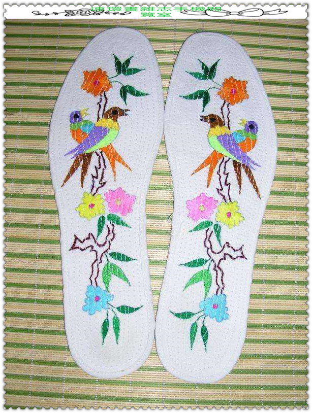 绣花鞋垫欣赏,绣花鞋垫大全完整版