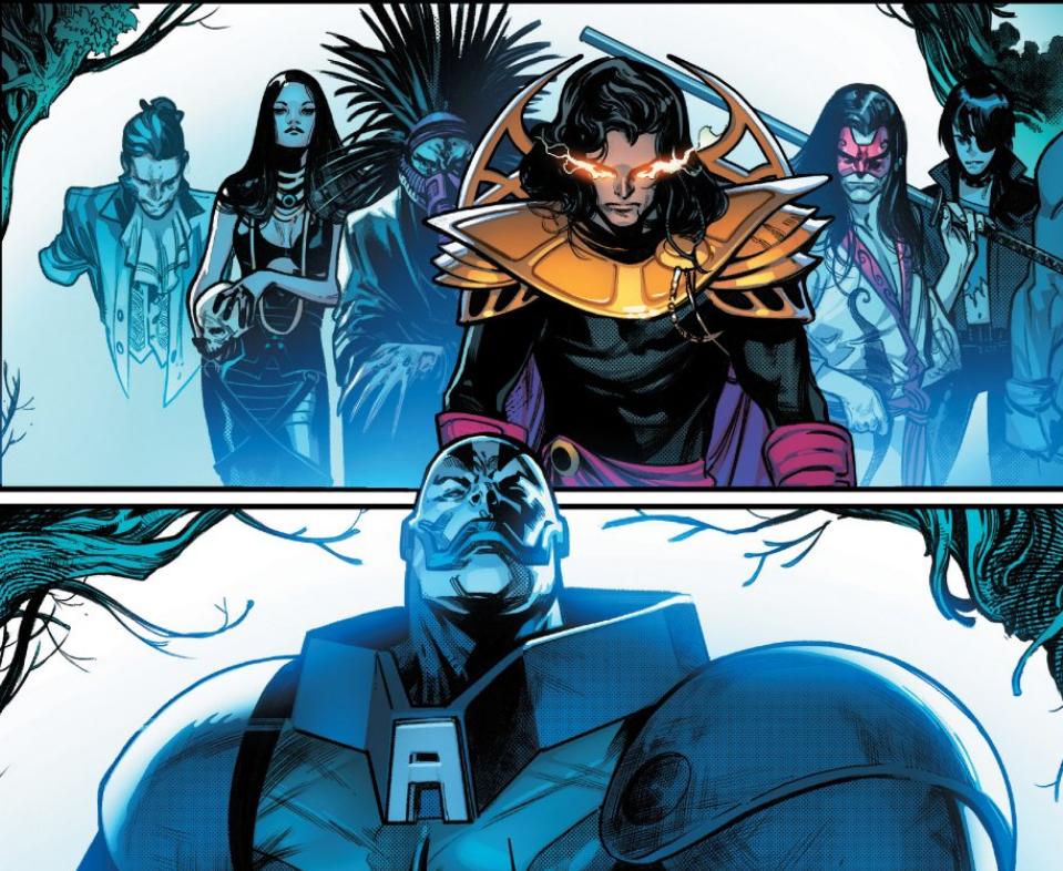 天启曾是一位英雄,与神盾局起源并肩作战,四骑士永镇恶魔